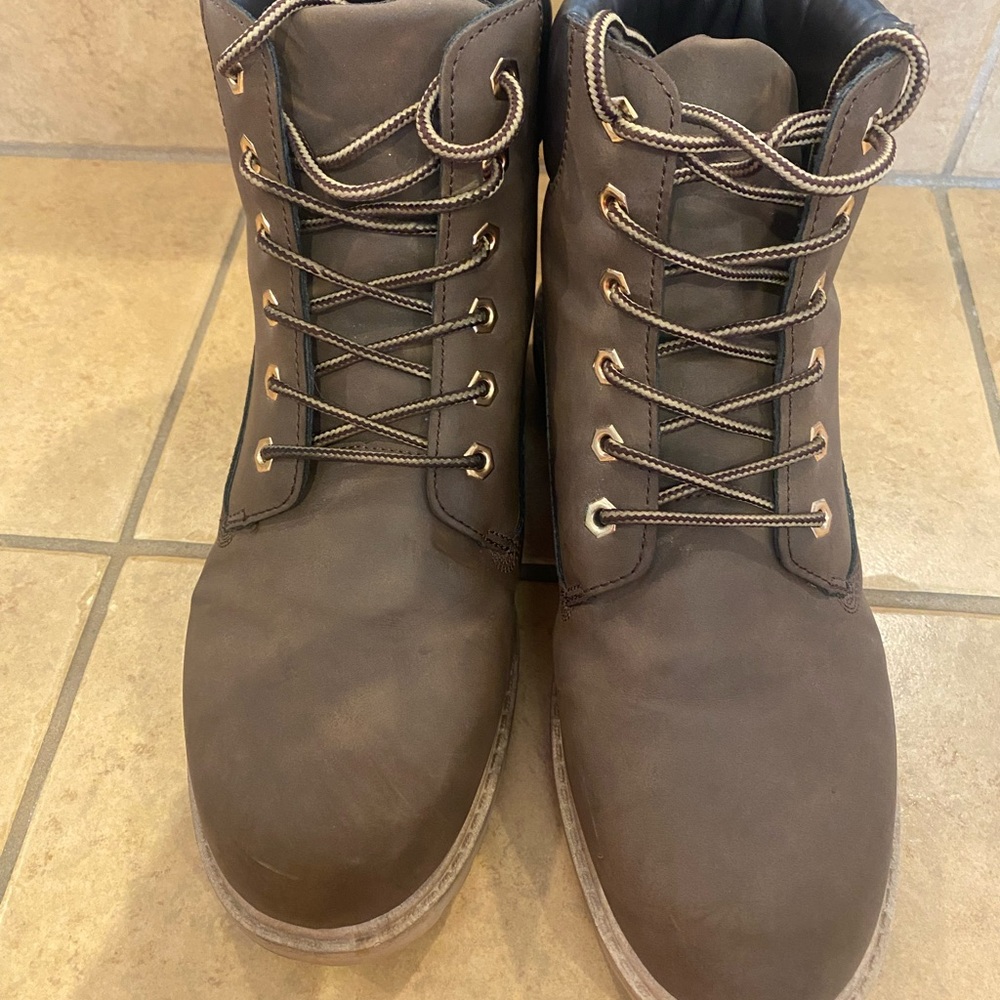 Brown Leather Men's Boots